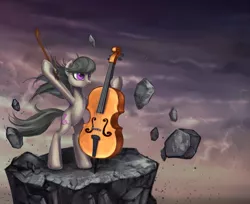 Size: 1900x1547 | Tagged: dead source, safe, artist:nyarmarr, derpibooru import, octavia melody, earth pony, pony, cello, female, mare, musical instrument, rock