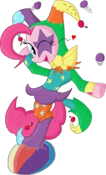 Size: 2221x3652 | Tagged: safe, artist:tixolseyerk, derpibooru import, pinkie pie, jester, jester pie