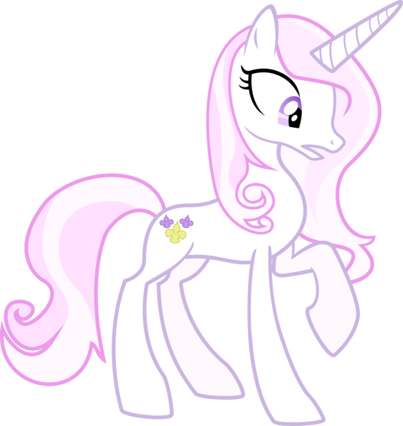 Size: 3569x3776 | Tagged: safe, artist:sunran80, derpibooru import, fleur-de-lis, pony, unicorn, raised hoof, simple background, solo, transparent background, vector