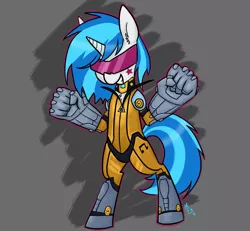 Size: 1680x1553 | Tagged: safe, derpibooru import, vinyl scratch, pony, bipedal, crossover, league of legends, vi