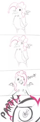 Size: 500x1500 | Tagged: safe, artist:cheshiresdesires, derpibooru import, pinkie pie, crossover, disgaea, prinny