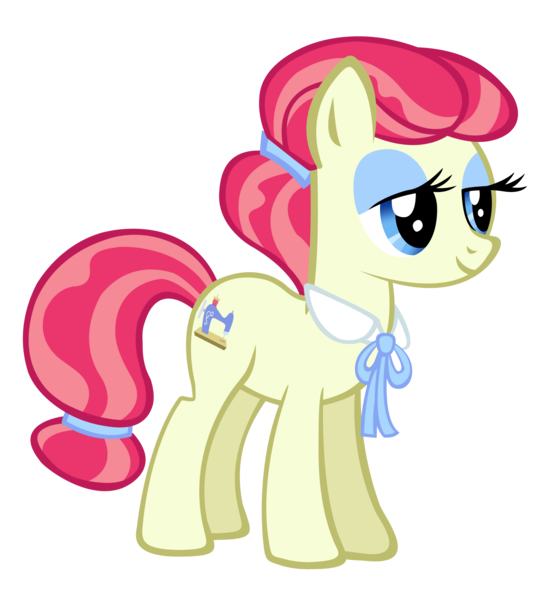 Size: 1522x1688 | Tagged: safe, artist:durpy, derpibooru import, sew 'n sow, earth pony, pony, apple family reunion, female, lidded eyes, mare, simple background, smiling, solo, transparent background, vector
