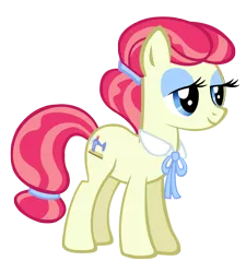 Size: 1522x1688 | Tagged: safe, artist:durpy, derpibooru import, sew 'n sow, earth pony, pony, apple family reunion, female, lidded eyes, mare, simple background, smiling, solo, transparent background, vector