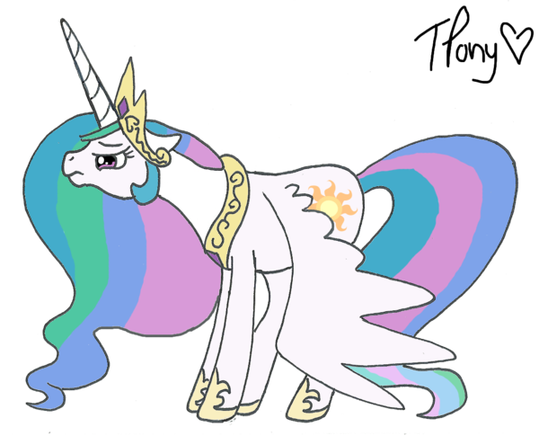 Size: 600x485 | Tagged: artist:twitterfulpony, depressedia, derpibooru import, princess celestia, sad, safe, solo