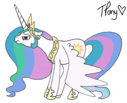 Size: 600x485 | Tagged: artist:twitterfulpony, depressedia, derpibooru import, princess celestia, sad, safe, solo