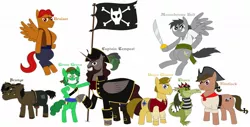 Size: 1253x638 | Tagged: amputee, artist:blackrobtheruthless, derpibooru import, ice age, oc, peg leg, pirate, prosthetic leg, prosthetic limb, prosthetics, safe, unofficial characters only