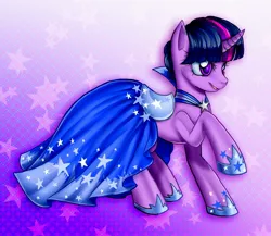 Size: 2754x2386 | Tagged: safe, artist:madelezabeth, derpibooru import, twilight sparkle, unicorn, clothes, dress, gala, gala dress, solo, unicorn twilight