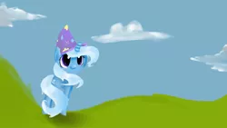 Size: 1600x900 | Tagged: artist:lol-tusci, derpibooru import, safe, smiling, trixie