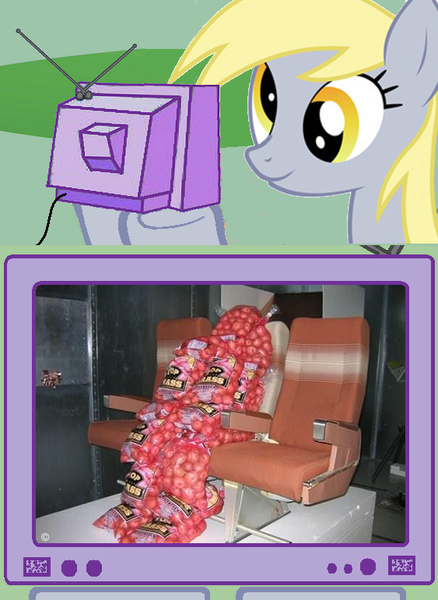 Size: 563x771 | Tagged: safe, derpibooru import, derpy hooves, pegasus, pony, exploitable meme, female, mare, meme, potato, tv meme, wat