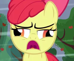 Size: 806x665 | Tagged: angry, apple bloom, derp, derpibooru import, faic, safe