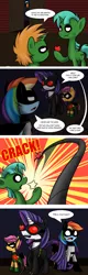 Size: 1272x3968 | Tagged: artist:scootawhat, batman, batmare, catmare, catwoman, comic, crossover, henchmen, parody, rainbow dash, rarity, robin, safe, scootaloo, snails, snips, whip