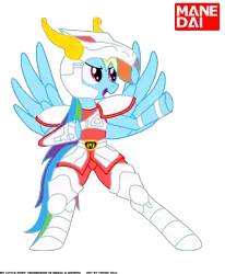 Size: 1146x1391 | Tagged: artist:cross, artist:x-cross, bandai, derpibooru import, parody, rainbow dash, safe, saint seiya