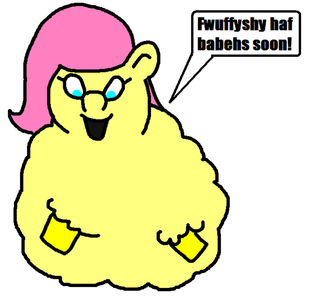 Size: 663x646 | Tagged: dam, fluffy pony, fluffyshy, fluttershy, pregnant, safe