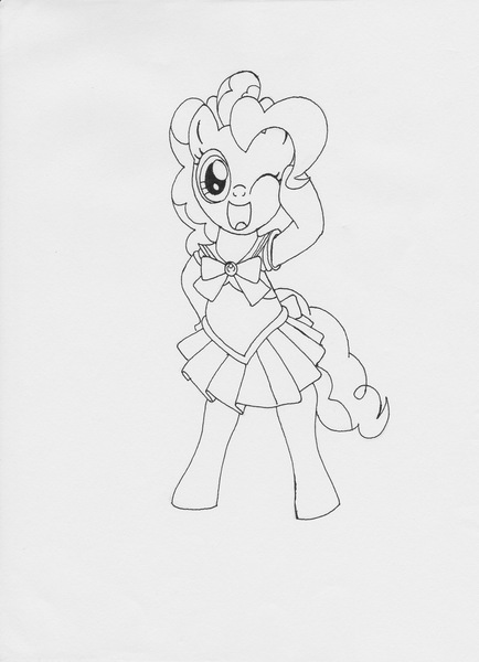 Size: 2372x3276 | Tagged: artist:the-ross, color me, derpibooru import, pinkie pie, safe, sailor moon, sailor scout