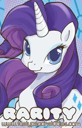 Size: 418x650 | Tagged: safe, artist:mooglegurl, derpibooru import, rarity, pony, unicorn, female, looking at you, mare, solo