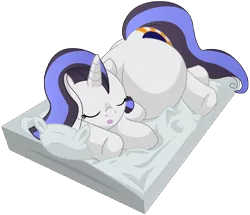 Size: 9750x8400 | Tagged: absurd resolution, artist:xniclord789x, bed, derpibooru import, oc, oc:sollar eclipse, pregnant, safe, simple background, sleeping, solo, transparent background, unofficial characters only