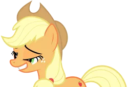 Size: 3990x2711 | Tagged: applejack, artist:ambassad0r, derp, derpibooru import, safe, simple background, solo, transparent background, vector