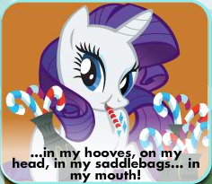 Size: 236x205 | Tagged: adventures in ponyville, artifact, candy cane, candy in every orifice, derpibooru import, game, out of context, rarity, solo, source needed, stuffing, suggestive, useless source url