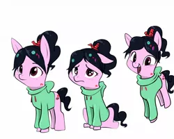 Size: 1280x1024 | Tagged: artist:swomswom, derpibooru import, ponified, safe, sugar rush, vanellope von schweetz, wreck-it ralph