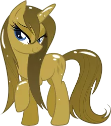 Size: 2381x2710 | Tagged: bedroom eyes, derpibooru import, luster dust, luster dust-ified, rarigold, rarity, safe, solo, wet, wet mane, wet mane rarity