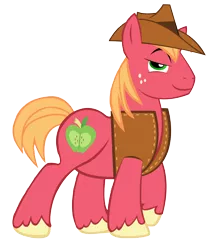 Size: 4695x5438 | Tagged: safe, artist:sofunnyguy, derpibooru import, big macintosh, earth pony, pony, absurd resolution, bedroom eyes, male, stallion