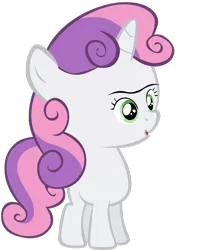 Size: 1280x1600 | Tagged: artist:i-shooped-a-pwny, derpibooru import, editor:i-shooped-a-pwny, mongoloid, mutant, safe, sweetie belle, unibrow, u wot m8, woll smoth