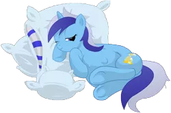 Size: 14550x9600 | Tagged: absurd resolution, artist:xniclord789x, derpibooru import, hooves, kicking, minuette, pillow, pregnant, safe, simple background, transparent background