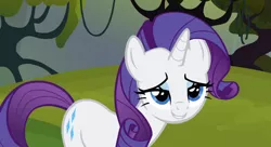 Size: 852x464 | Tagged: safe, derpibooru import, screencap, rarity, pony, unicorn, spike at your service, female, grin, mare