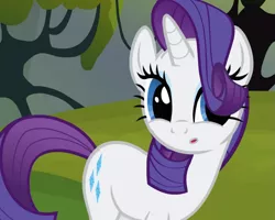 Size: 1009x809 | Tagged: safe, derpibooru import, screencap, rarity, pony, unicorn, spike at your service, :o, female, mare, solo