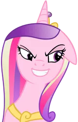 Size: 6000x9312 | Tagged: absurd resolution, artist:the smiling pony, derpibooru import, do it filly, grin, princess cadance, safe, simple background, .svg available, transparent background, vector