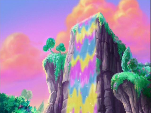 Size: 640x480 | Tagged: background, dancing in the clouds, derpibooru import, g3, pretty, rainbow waterfall, safe, screencap
