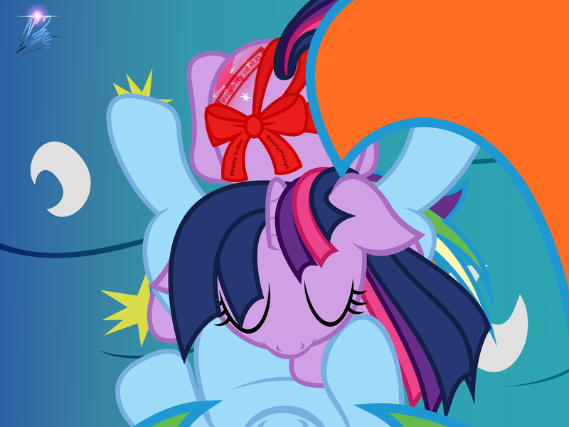 Size: 8000x6000 | Tagged: safe, artist:nightmaremoons, derpibooru import, rainbow dash, twilight sparkle, absurd resolution, alternate hairstyle, female, female pov, lesbian, offscreen character, pov, shipping, twidash, vector