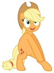 Size: 3000x4027 | Tagged: safe, artist:chemicowl, derpibooru import, applejack, pony, bipedal, happy, simple background, solo, transparent background, vector