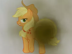 Size: 1024x768 | Tagged: safe, derpibooru import, applejack, pony, disgusting, fart, fart cloud, fart edit, plot, solo