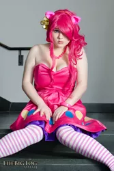 Size: 600x900 | Tagged: artist:breefaith, artist:thebigtog., cosplay, derpibooru import, human, irl, irl human, photo, pinkie pie, safe, solo