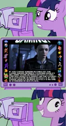 Size: 563x1078 | Tagged: safe, derpibooru import, twilight sparkle, ghost, pony, did you know gaming, exploitable meme, mass effect, mass effect 2, meme, spooky, tv meme, twilight snapple