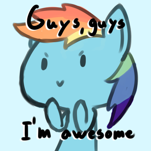 Size: 500x500 | Tagged: safe, artist:sepent, derpibooru import, part of a set, rainbow dash, pony, blue background, cute, dashabetes, dot eyes, simple background, solo