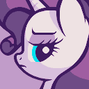 Size: 128x128 | Tagged: artist:pix3m, bust, derpibooru import, pixel art, portrait, rarity, safe, solo