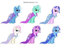 Size: 3500x2600 | Tagged: alternate costumes, amethyst star, artist:pika-robo, artist:solusjbj, derpibooru import, lyra heartstrings, minuette, palette swap, recolor, safe, seafoam, sea swirl, trixie, twinkleshine, vector