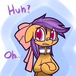 Size: 650x650 | Tagged: artist:serendipity-kitty, lesboloo, safe, scootaloo