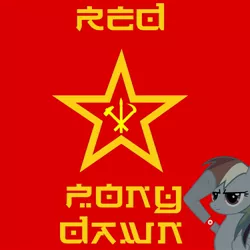 Size: 2000x2000 | Tagged: artist:rundevilrun007, communism, communist pony, crossover, derpibooru import, north korea, rainbow dash, red dawn, safe