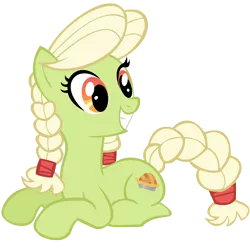 Size: 5000x5000 | Tagged: safe, derpibooru import, granny smith, absurd resolution, smiling, young granny smith