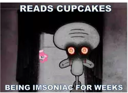 Size: 1189x866 | Tagged: grimdark, derpibooru import, pinkie pie, fanfic:cupcakes, image, image macro, meta, png, spongebob squarepants, squidward tentacles