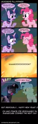 Size: 1700x5500 | Tagged: safe, artist:cipherpie, derpibooru import, pinkie pie, twilight sparkle, earth pony, ghost, pony, unicorn, accidental suicide, comic, dead, death, explosion, female, firecracker, mare, suicide