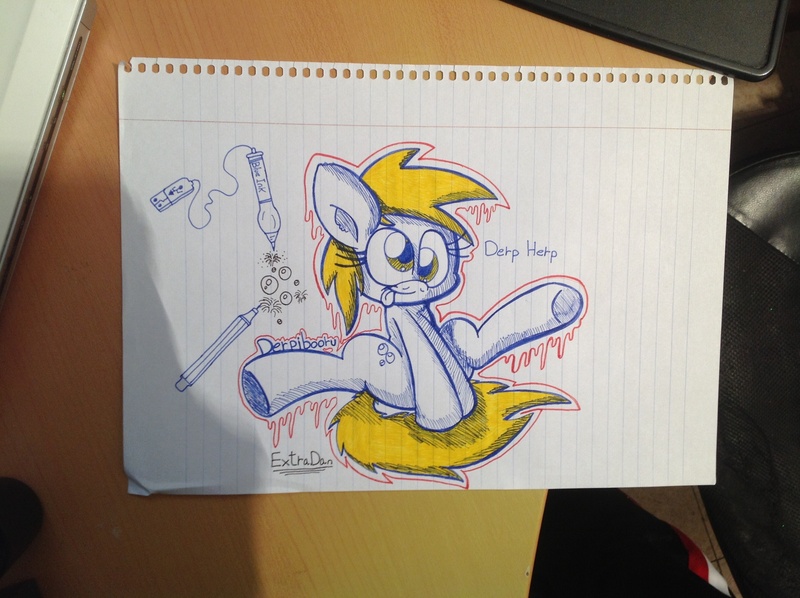 Size: 2592x1936 | Tagged: safe, artist:extradan, derpibooru import, derpy hooves, pegasus, pony, female, mare, photo