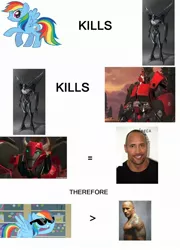 Size: 1536x2132 | Tagged: cliffjumper, derpibooru import, dwayne johnson, insane troll logic, rainbow dash, safe, starscream, the rock, transformers, transformers prime, wrestling, wwe