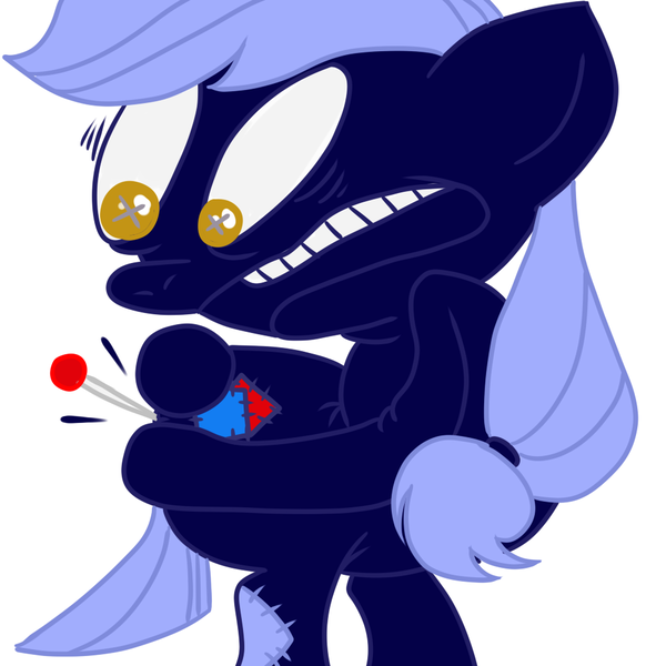 Size: 1000x1000 | Tagged: safe, derpibooru import, pony, .mov, dress.mov, literal butthurt, mlpchan, mlpchan contest, pain, pony.mov, raggedy, solo, spirit shine