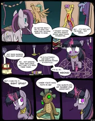 Size: 825x1050 | Tagged: artist:ghostsofponyville, comic, comic:ghosts of ponyville, corrupted twilight sparkle, dark magic, dark twilight, derpibooru import, doll, fanfic:cupcakes, grimdark, oc, pinkamena diane pie, pinkie pie, ritual, spike, tumblr, tumblr comic, twilight snapple, twilight sparkle