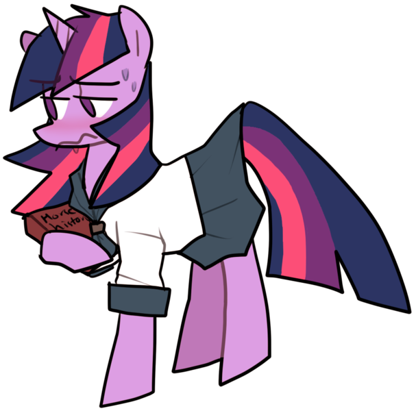 Size: 931x920 | Tagged: artist:ghost, clothes, derpibooru import, safe, school uniform, skirt, solo, twilight sparkle