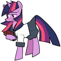 Size: 931x920 | Tagged: artist:ghost, clothes, derpibooru import, safe, school uniform, skirt, solo, twilight sparkle